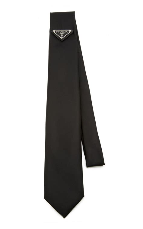 prada skinny tie|Prada leather ties.